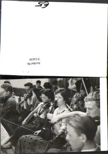 713638 Bad Aussee 1956 Presse Foto Konzert