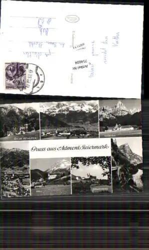 714604 Admont im Gesäuse Frauenberg Kaiserau Röthelstein Hall