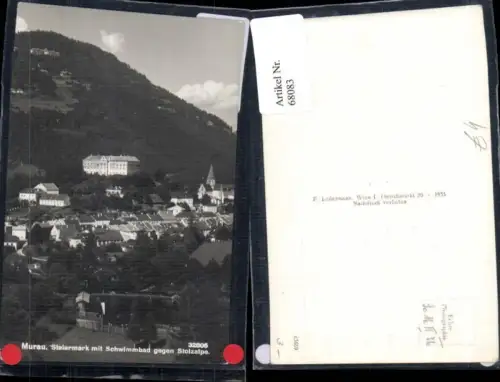 68083,Murau mit Schwimmbad gegen Stolzalpe