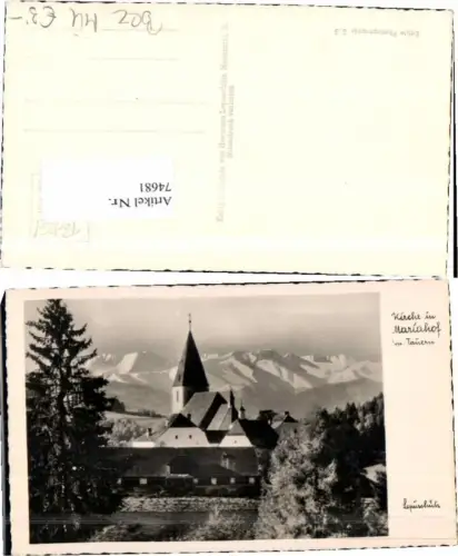 74681,Mariahof bei Neumarkt m. Tauern 1940
