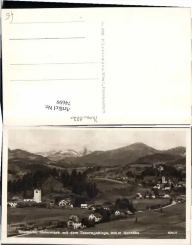 74699,Neumarkt m. Tauerngebirge