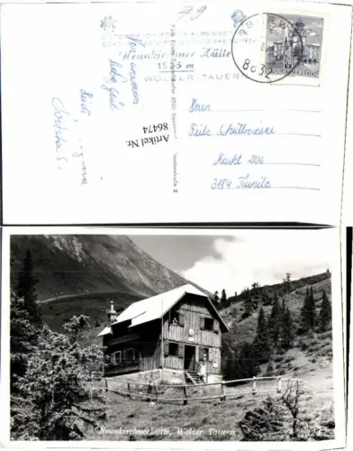 86474,Neunkirchnerhütte Wölzer Tauern Oberwölz Murau