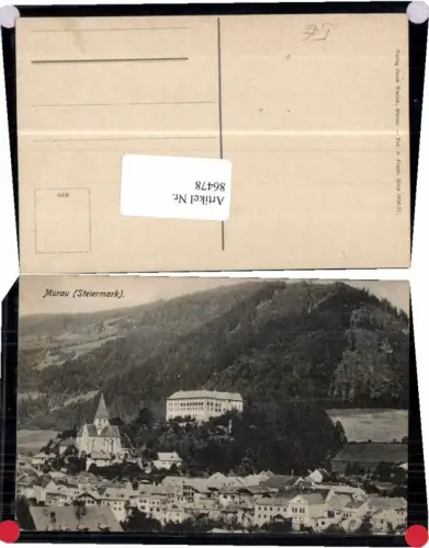 86478,Murau Partie zum Ort 1916