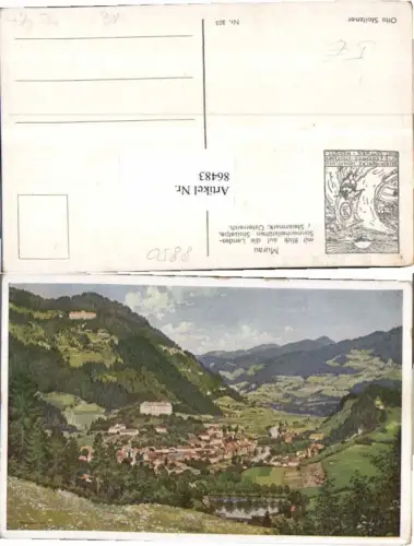 86483,Otto Stoitzner Murau Blick auf den Ort