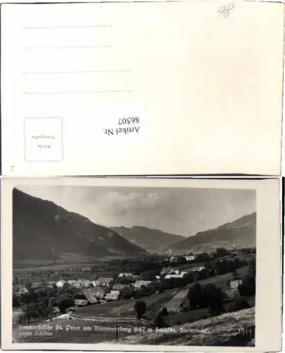 86507,St Peter am Kammersberg Schöder 1930