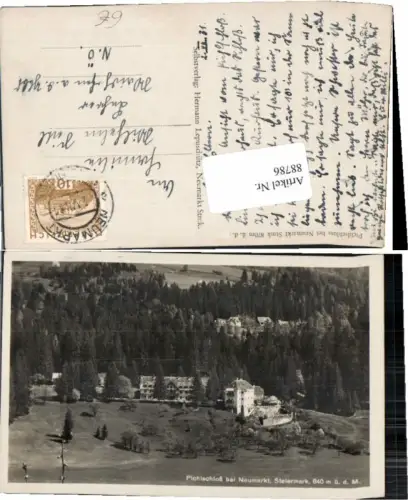 88786,Pichlschloss b. Neumarkt 1930