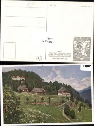 91611,Künstlerkarte Otto Stoitzner Stolzalpe bei Murau