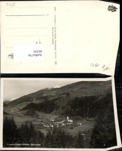 95535,Sommerfrische Schöder b. Murau 1932
