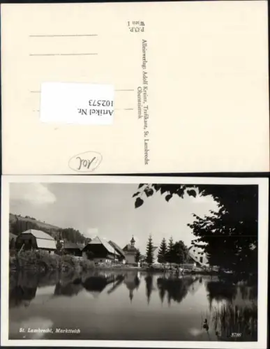 102573,St Lambrecht Marktteich 1930