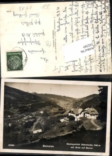 102589,Stolzalpe bei Murau Gasthaus Rahmhube