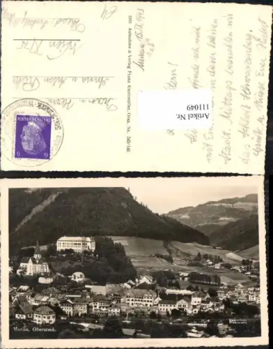 111049,Murau Ortsansicht 1941