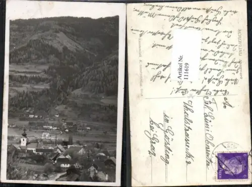 111619,Scheifling Ortsansicht 1938