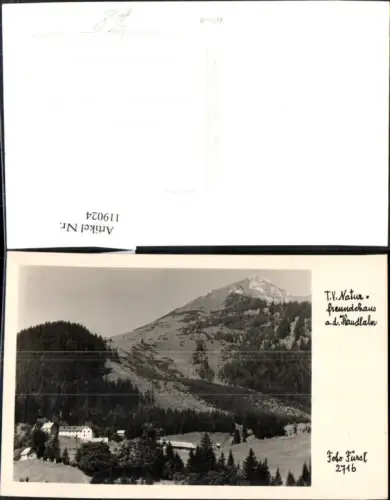 119024,Naturfreundehaus auf d. Handlalm pub Fürst 2716