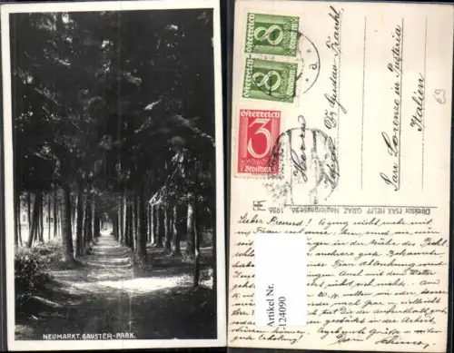 124090,Neumarkt in Steiermark Gauster Park 1926
