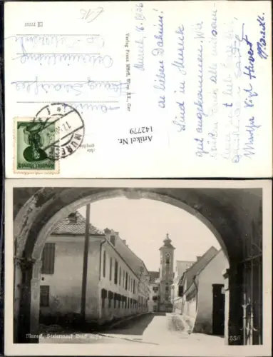 142779,Mureck Blick audf Rathaus