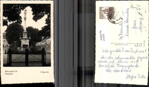 157879,Neumarkt i. Steiermark Pestsäule 1961