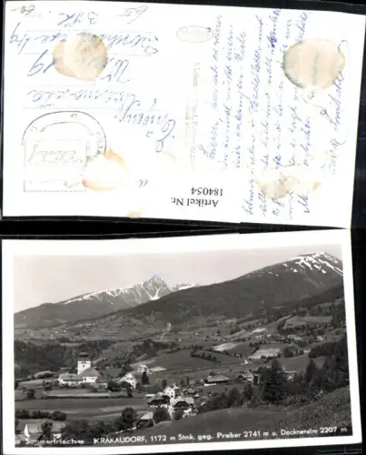 184054,Krakaudorf Totale geg. Preber u. Dockneralm