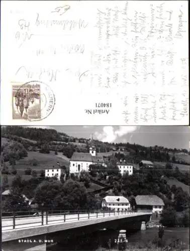 184071,Stadtl a. d. Mur Totale Brücke