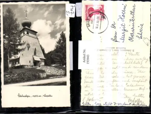 193943,Stolzalpe Kapelle