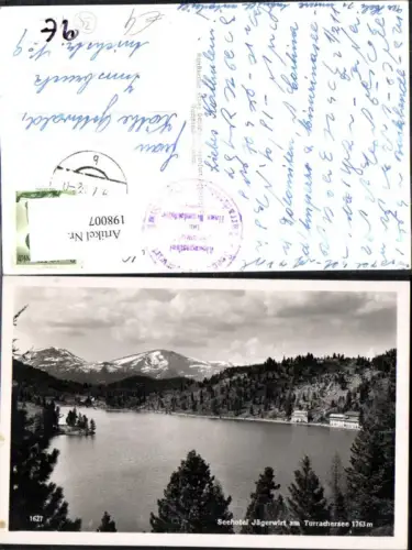 198007,Seehotel Jägerwirt a. Turrachersee Foto Ak