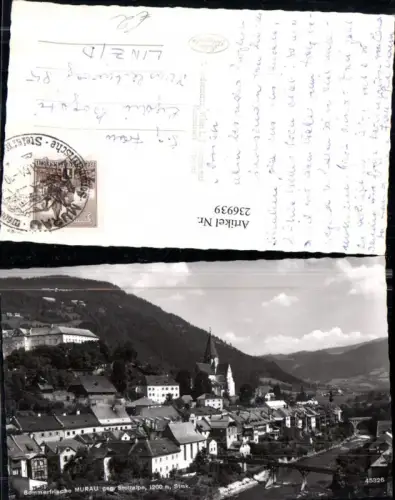 236939,Murau Teilansicht geg. Stolzalpe