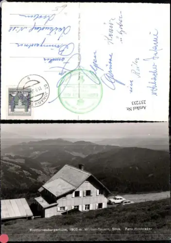 237233,Klosterneuburgerhütte Berghütte in d. Wölzer-Tauern b. Oberzeiring