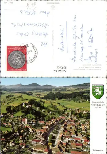 237242,Neumarkt in Steiermark Totale pub Alpine Luftbild 57762
