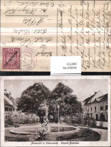 240733,Neumarkt in Steiermark Ceipek-Brunnen