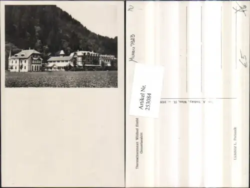 253084,Foto AK Wildbad Bad Einöd b. Dürnstein in der Steiermark