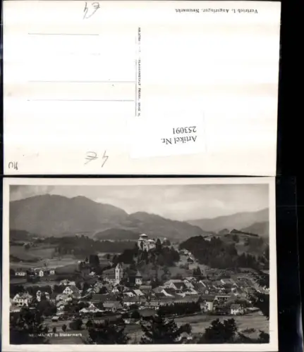 253091,Neumarkt in d. Steiermark Totale m. Burg