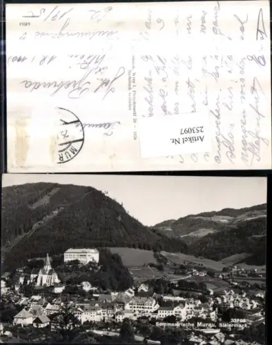 253097,Murau Totale m. Kirche u. Schloss