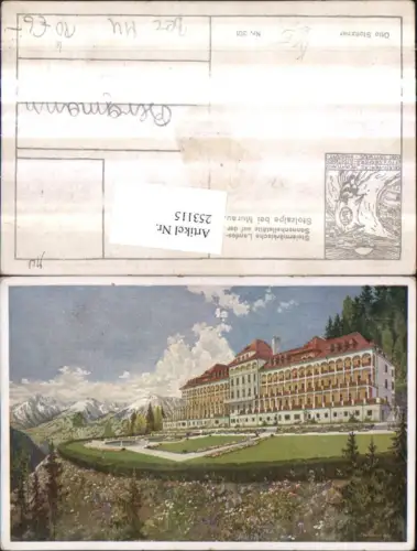 253115,Künstler AK Otto Stoitzner Stolzalpe b. Murau Landessonnenheilstätte