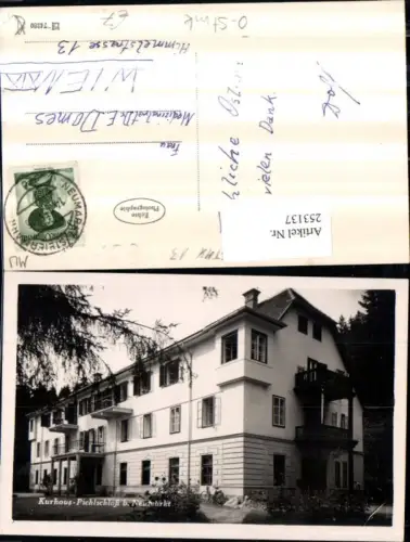 253137,Kurhaus Pichlschloss b. Neumarkt in d. Steiermark