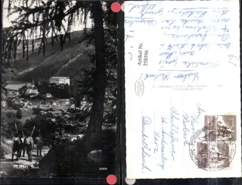 258596,Murau Teilansicht m. Schloss