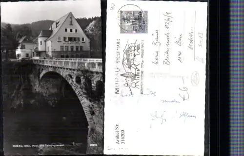 316200,Murau Post- und Telegraphenamt Brücke