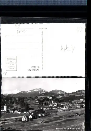 316233,Neumarkt in d. Steiermark Totale m. St. Marein Bergkulisse