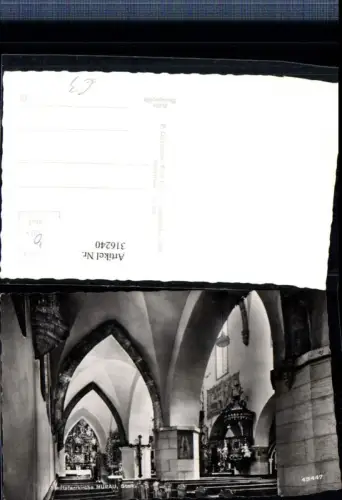 316240,Murau Stadtpfarrkirche Kirche Innenansicht