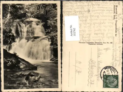 352762,Wasserfall in d. Graggerschlucht b. Neumarkt in d. Steiermark