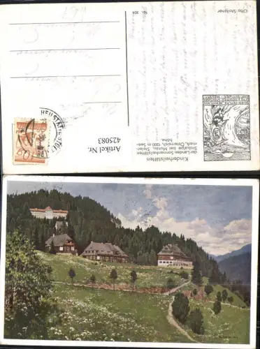 425083,Künstler Ak Otto Stoitzner Kinderheilstätte Stolzalpe b. Murau