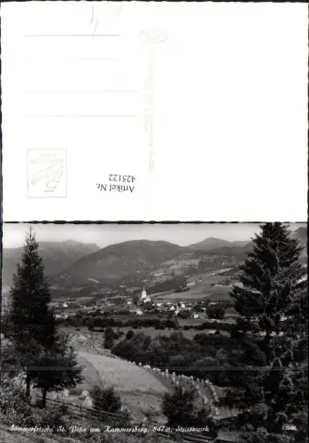 425122,Foto Ak St Peter a. Kammersberg Totale