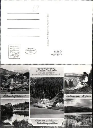 425128,Foto Mehrbild Ak Strimitzhof Neumarkt Muhrenteich
