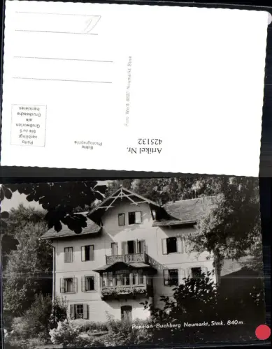 425132,Foto Ak Pension Buchberg Neumarkt Frontansicht