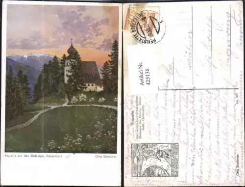425136,Künstler Ak Otto Stoitzner Kapelle a. d. Stolzalpe Murau