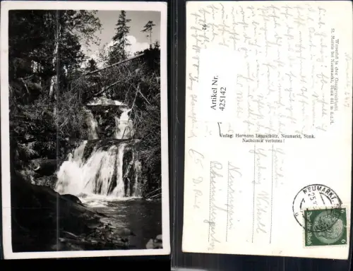 425142,St Marein b. Neumarkt Wasserfall i. d. Graggerschlucht