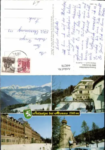 448278,Stolzalpe b. Murau Sonnenheilstätte Kirche Winterbilder Mehrbildkarte