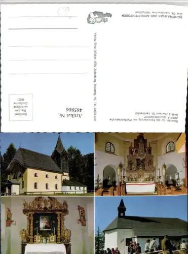 485806,St. Lambrecht Wallfahrtskirche Maria Schönanger Mehrbildkarte