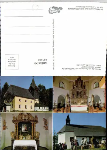 485807,St. Lambrecht Wallfahrtskirche Maria Schönanger Mehrbildkarte