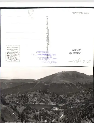 485809,Turracherhöhe b. Turrach m. Eisenhut Bergkulisse