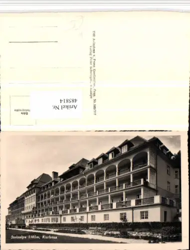 485814,Stolzalpe Kurhaus Gebäude