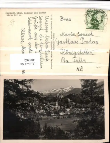 488262,Neumarkt in d. Steiermark Totale Bergkulisse